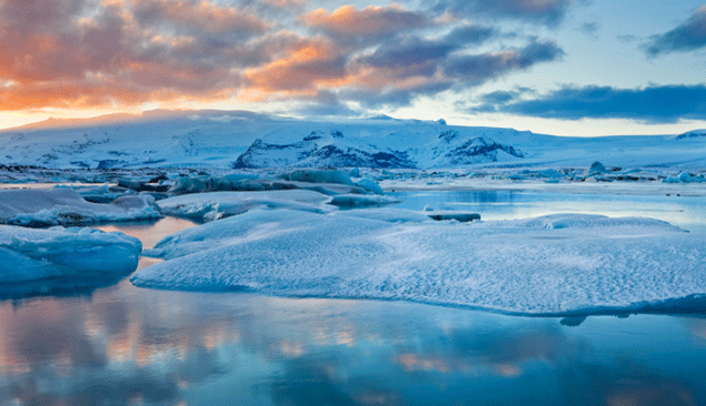 Contrast And Unprecedented Impact Of Land Iceland